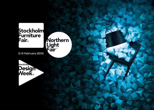 "Von 5. bis 9. Februar 2013 öffnet die Stockholm Furniture Fair/Northern Light Fair, die die neuesten Wohntrends der Möbelbranche und Leuchtendesign geben."