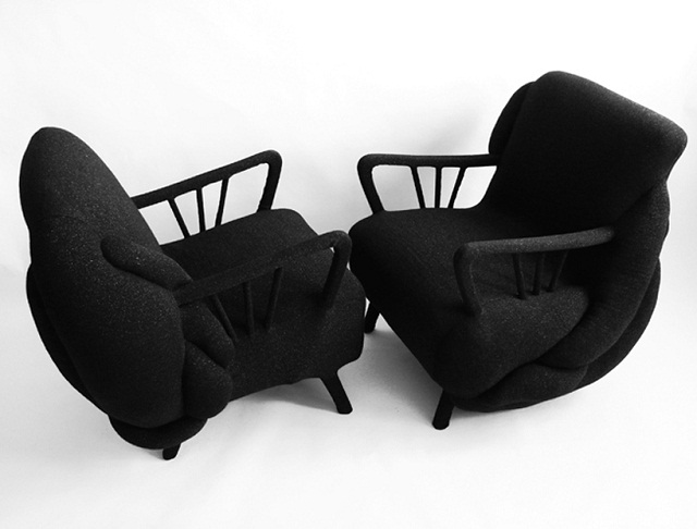 "Milan Design Week - Milena Krais ist Mode und Produktdesignerin Textil aus Hamburg. Sie wird die Sessel Deform Stardust an MiArt ausstellen."