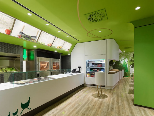 "Die Stuttgarter Ippolito Fleitz Group erhielt den Auftrag, für die Wienerwald-Restaurants eine neue Corporate Architecture zu entwickeln."