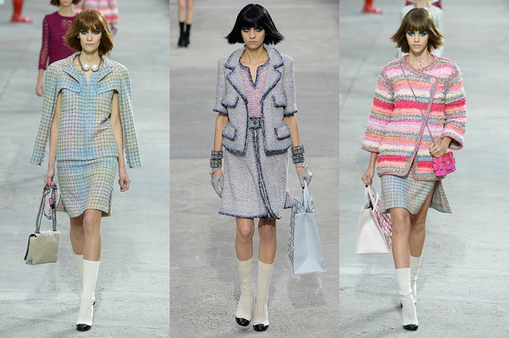 "Paris Fashion Week: Karl Lagerfeld erschuf für Chanel und Frühjahr/Sommer 2014 ein poetisches Zusammenspiel zwischen Mode und Kunst"