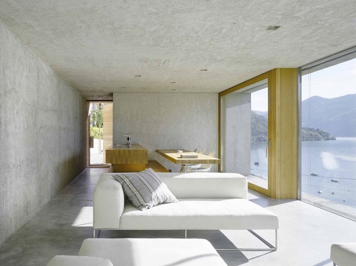 "Dieses elegante Haus, in Ranzo, die Schweiz, wird von Wespi de Meuron entworfen."