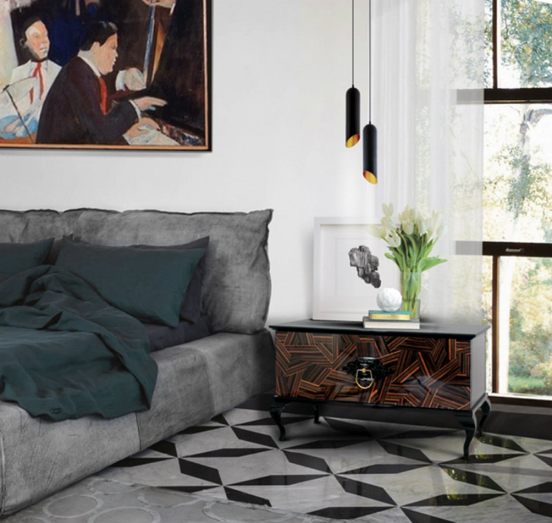Schlafzimmer Ideen mit top 7 Nachttischen