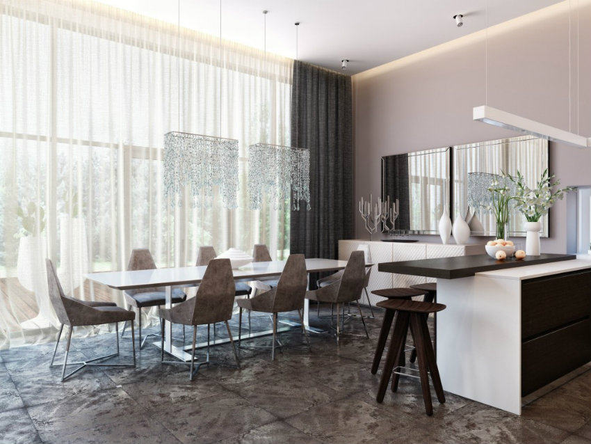 beautiful-dining-room-with-elegant-interior-and-stylish-lighting-fixtures-gorgeous-white-curtains-modern-dining-room-design-white-wall-scheme-with-simple-accents-1024x768