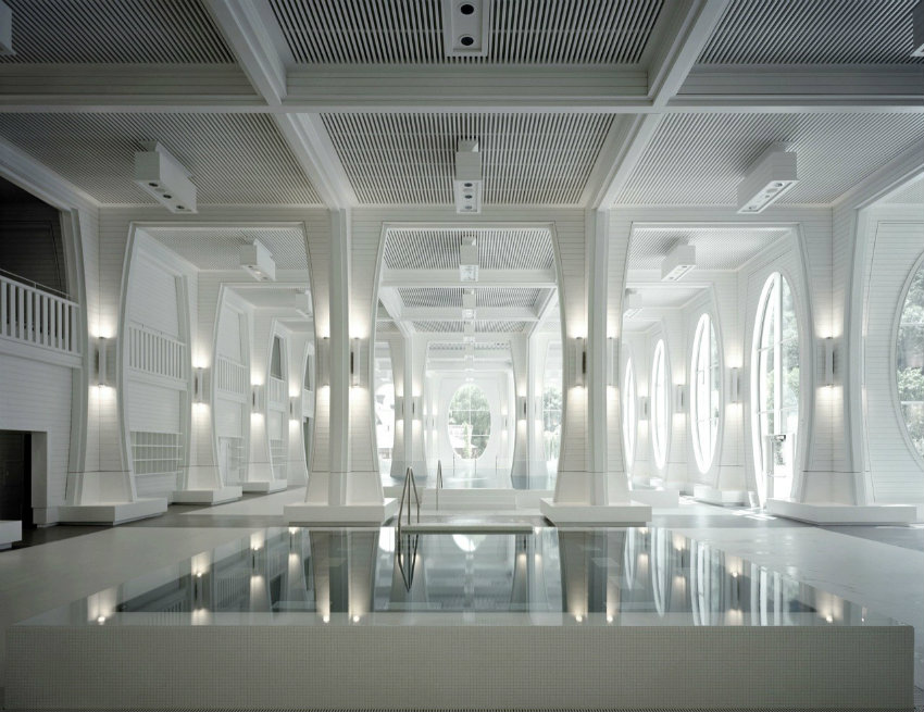 Tamina Baths - Himmel von Smolenicky & Partner Architecture gestaltet