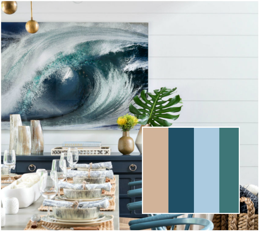 Esszimmer: Farben und Möbel zu dieser Sommer