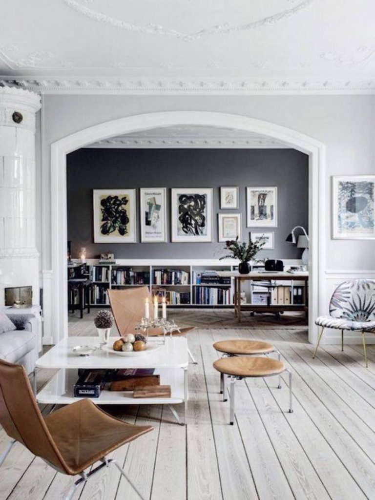 10 Wohnzimmer Beispiele wie man perfekt skandinavisches Stil gestaltet kann