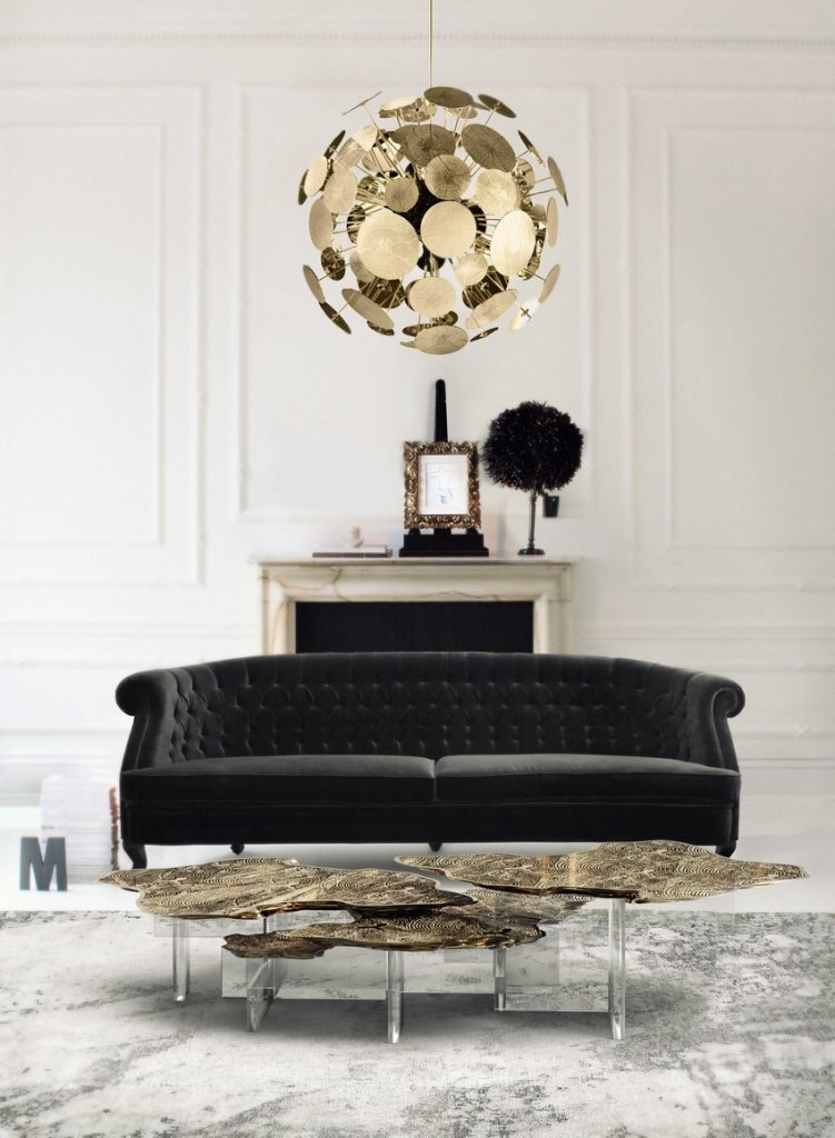 10 Eindrucksvoller Leuchter für ein exklusives Wohnzimmer Design